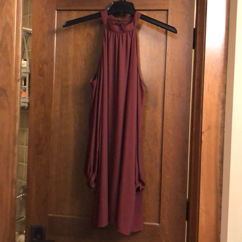 Maroon dress